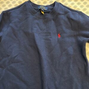 Polo navy blue size 8 polo sweater crewneck